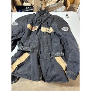 FIRSTGEAR Kilimanjaro Motorcycle Jacket Size XL Hypertex Vents Double Zip Padded